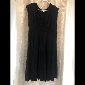 Women’s black tiered dress